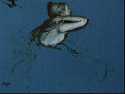 Edgar Degas Seated Dancer USA oil painting reproduction